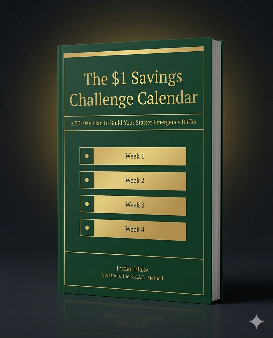 The $1 Savings Challenge Calendar cover